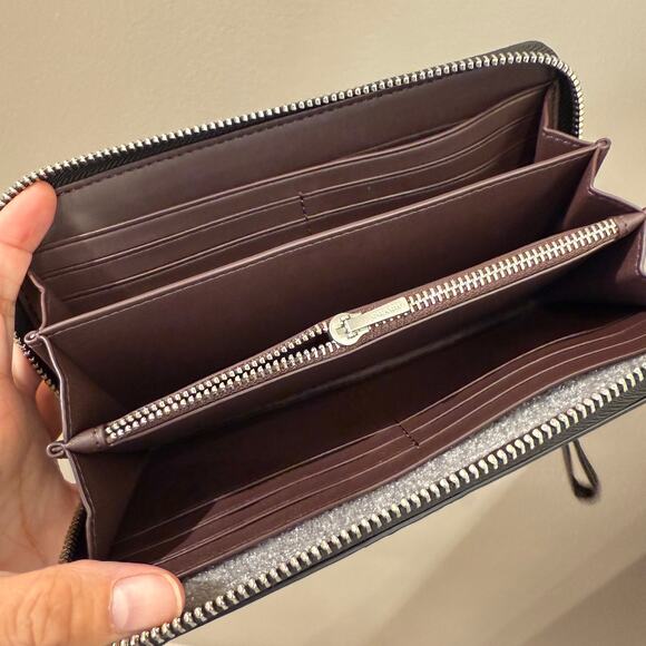 Coach Long Zip Around Wallet With Star Print CCL38 & CCL39 ‼️choose 1 color‼️ - Picture 11 of 12